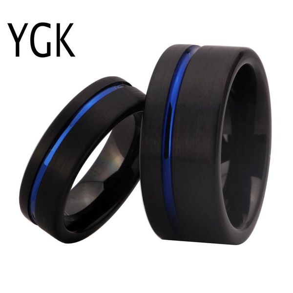 

wedding rings ygk jewelry 2021 lovers men ring for women fashion engagement dress party tungsten, Slivery;golden