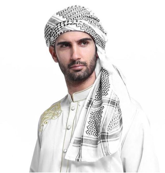 

scarves saudi arabic islamic accessories men praying hat head scarf with headband muslim traditional costumes clothing plaid turban, Blue;gray