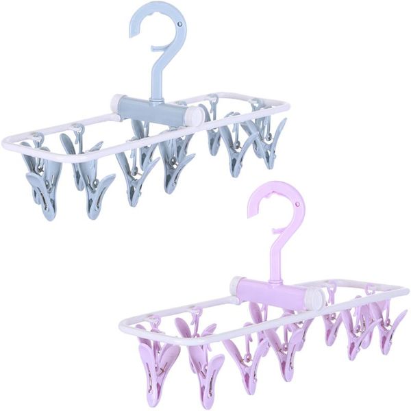 

hooks & rails travel hanger washing pinch stainless drying foldable