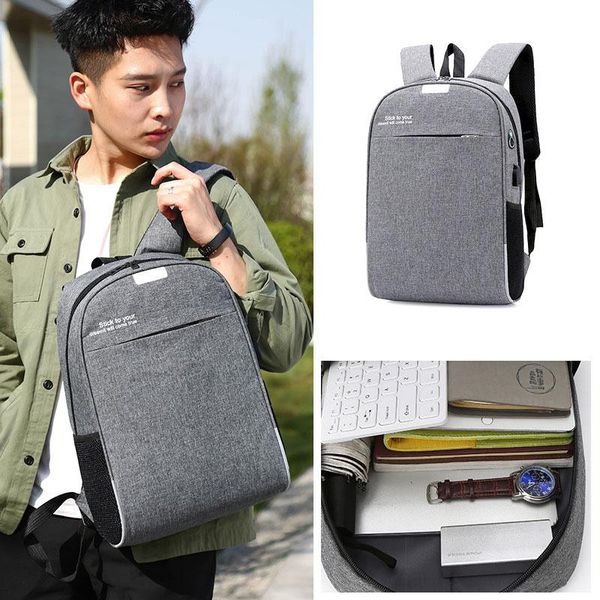 

backpack lapusb charge men's bag anti theft women travel business male leisure bags female shoulder