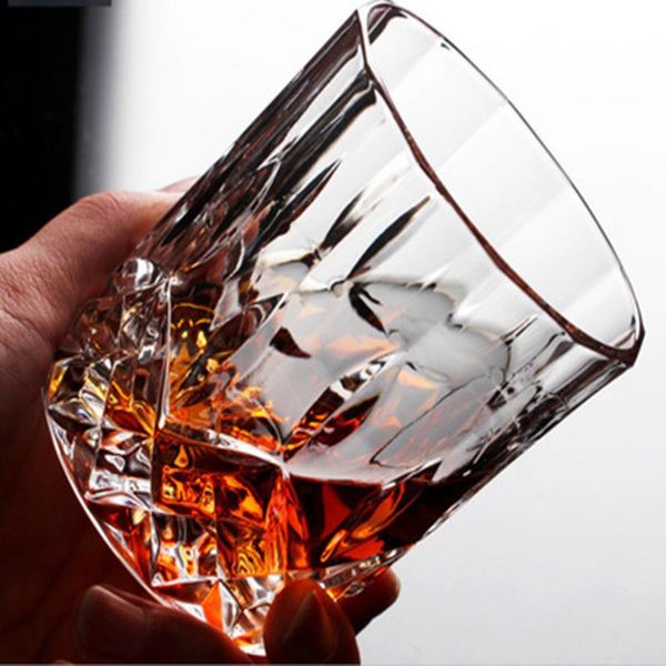 

wine glasses transparent whiskey glass foreign candle holder cup ktv bar special thick crystal beer