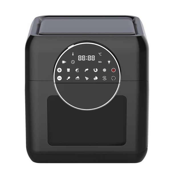 

air fryer 10l capacity pizza oil-salt-cookware touch screen electric led panel skillets