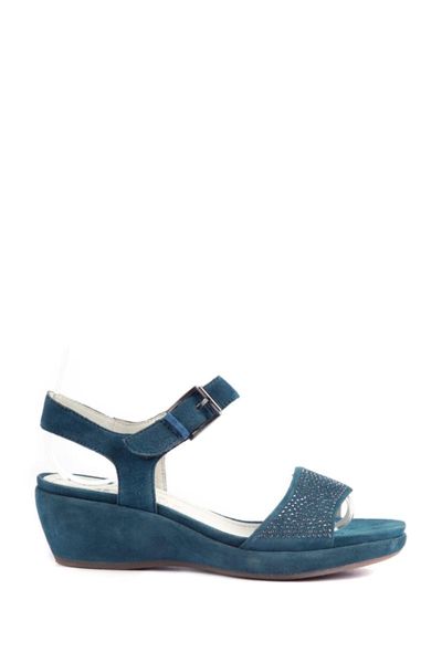 

sandals women's blue 35343, Black