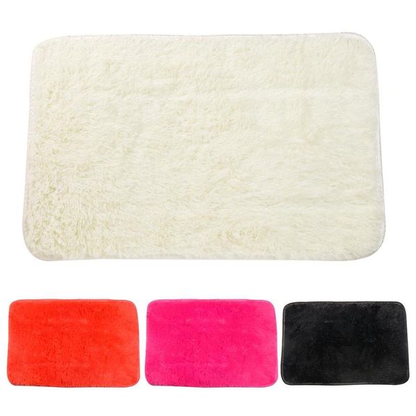 

carpets thickened washed silk hair non-slip carpet living room coffee table blanket bedroom bedside mat yoga rugs solid color plush rug