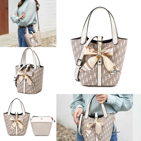 

design advanced sense flower bucket bag women's vegetable basket portable new fashion sling shoulder diagonal purses outlet