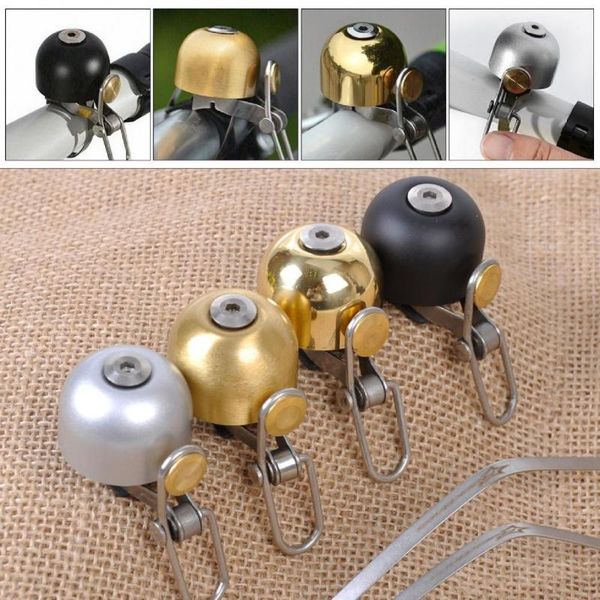 

bike horns bicycle vintage round bell loud crisp clear sound ring horn for adults kids accessories replacement parts