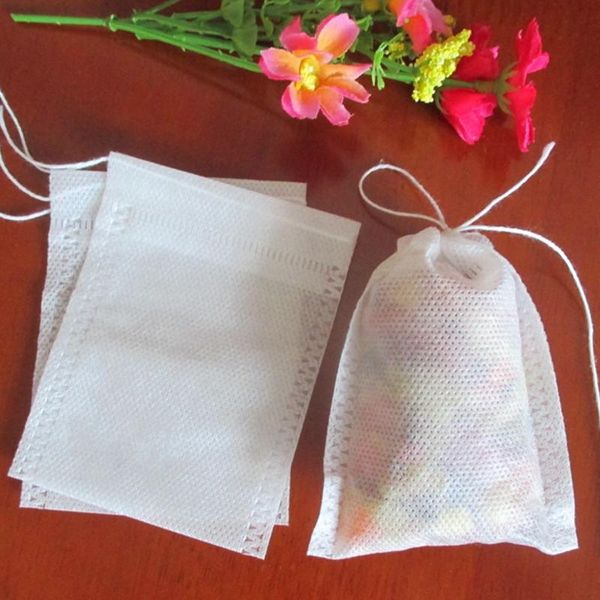 

coffee filters 100pcs/lot teabags 5 x 7cm empty scented tea bags with string heal seal filter paper for loose