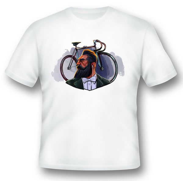 

black or white tee hipster bike, White;black