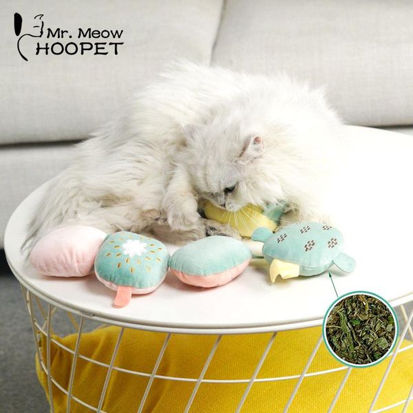 

hoopet cat chew toys fruit shaped sound puppy interactive pet
