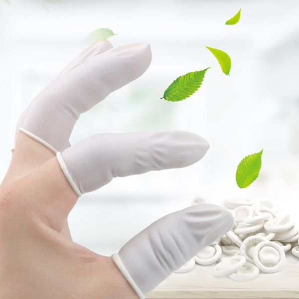 

nature latex fingertip gloves non-toxic disposable finger cots protective rubber 260/700 piece