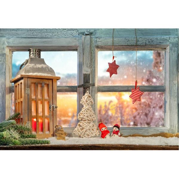 

party decoration christmas decor backdrop window snow scene cute snowman background festive pography xmas family celebration po booth