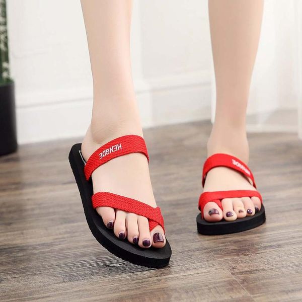 

slippers youyedian flip flops summer for women beach slides luxury designers shoes zapatillas de playa chinelos praia#3, Black