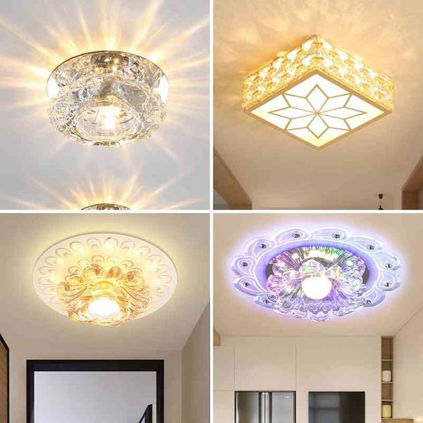 

ceiling vestibule porch bedroom led modern balcony stair crystal corridor lamp