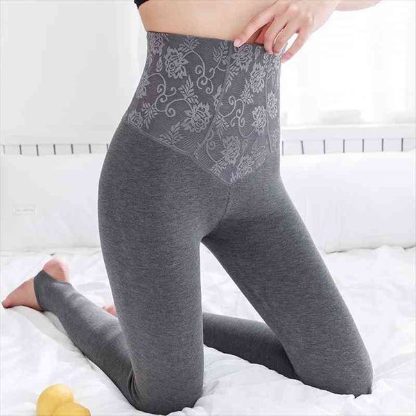

high waist hip plus size womens leggings velvet cotton pressure pants thick warm women slim in autumn and winter, Black