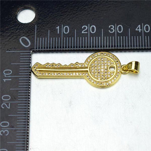 

charms 3 pieces / batch of masonry micro inlaid semi-finished bracelet necklace diy pendant jewelry men's and women's gifts, Bronze;silver