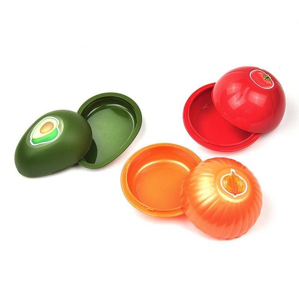 

persevation box plastic fresh-keeping cute fruit vegetable storage eco-friendly onion sealed kitchen tools bottles & jars