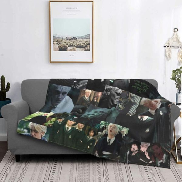

blankets tom felton actor blanket draco malfoy fleece vintage breathable throw for home all season