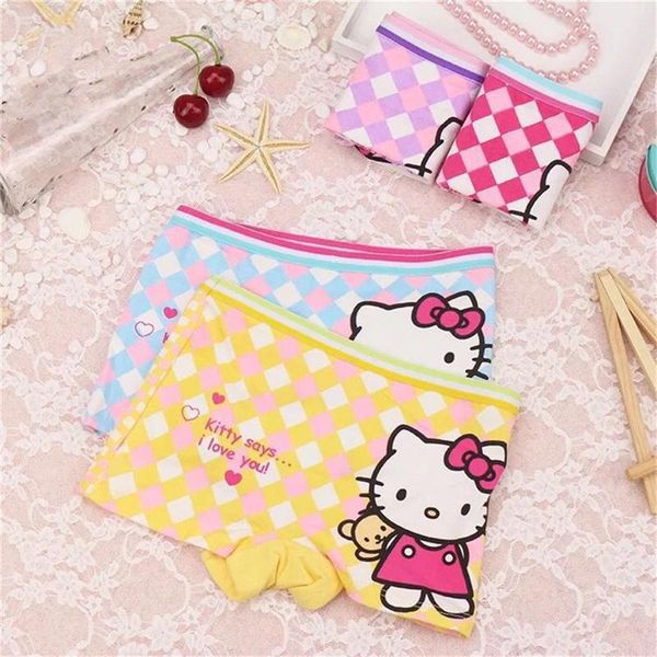 

girls' underwear children's girl short panites briefs boxers w2021-4p panties, Camo