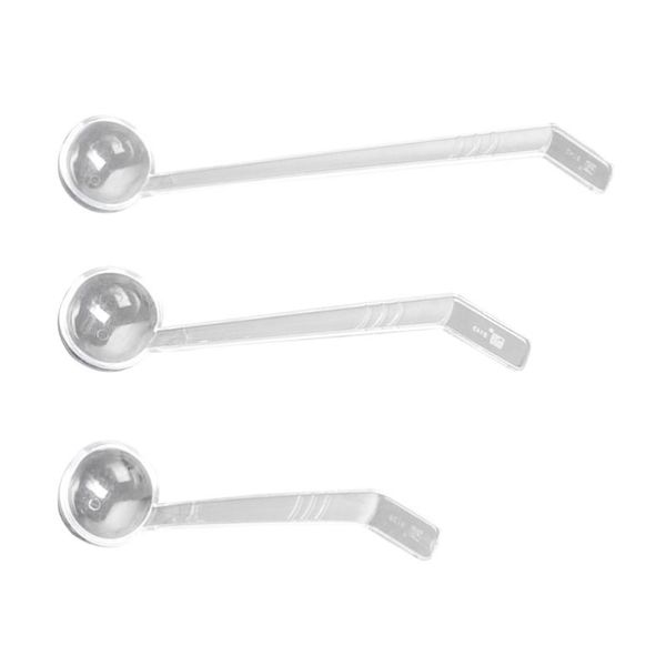 

spoons 3pcs punch serving ladle clear hard acrylic long handle for soup cooking stirrer kitchen tools