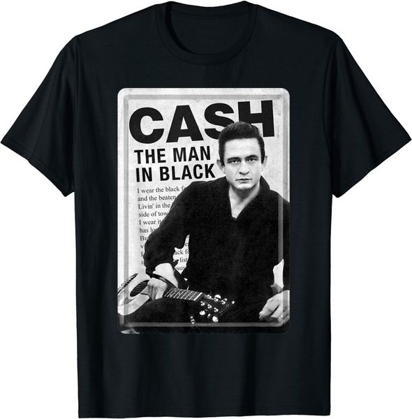 

johnny arts cash outlaws music legends never die t-shirt black s-5xl, White;black