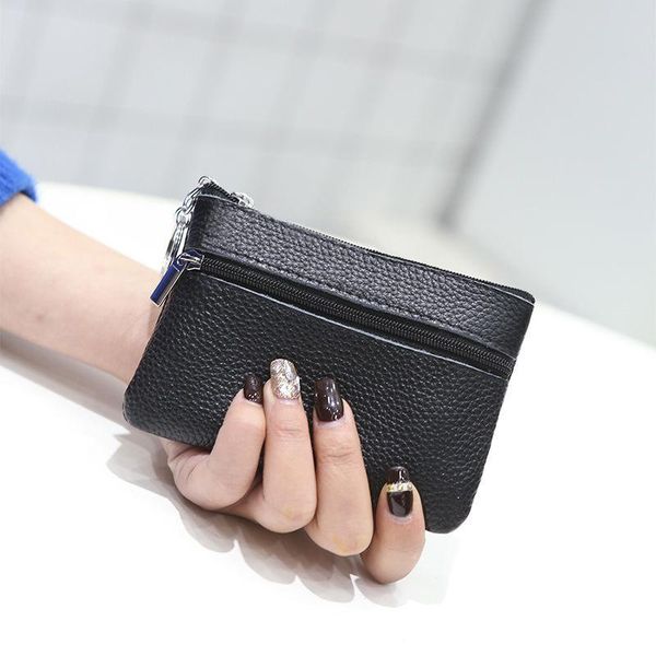 

wallets wallet leather women's key bag purse carteira masculina, Red;black