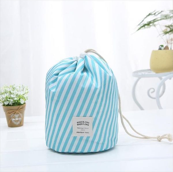 

round waterproof makeup bag travel cosmetic organizer toiletry bags for women ladies box neceser