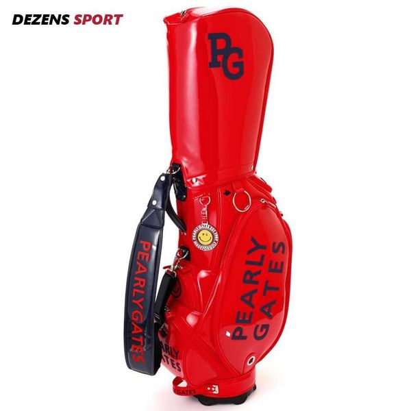 

golf bags dezens 2021spring pu classic caddy bag 46 inch compatible