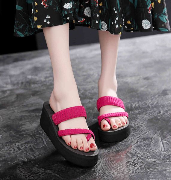 

slipper women's fashionable for women will see casual slippers smooth sandals beach toe open foot slide in rtg67 shoes qo5g, Black