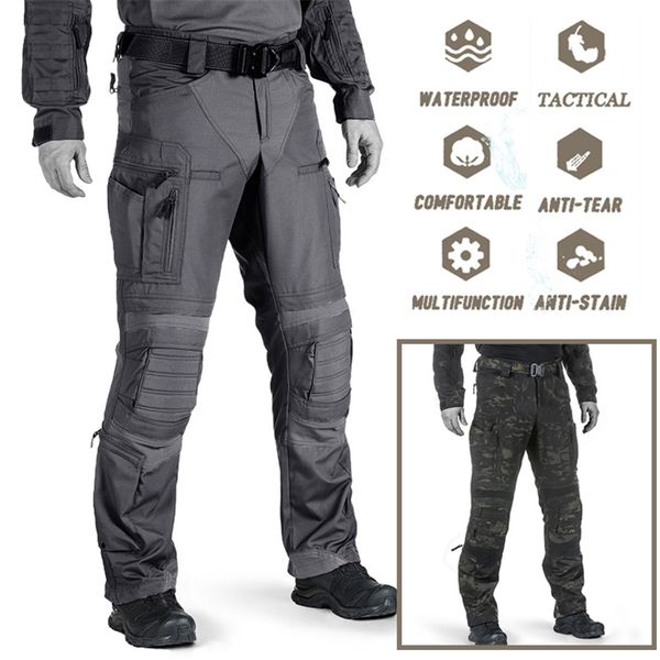 Homens Casual Calças de Carga dos EUA Exército Outdoor Combate Uniforme Paintball Multi Bolso Tactical Roupas Masculino Militar Camuflagem Calças 210715