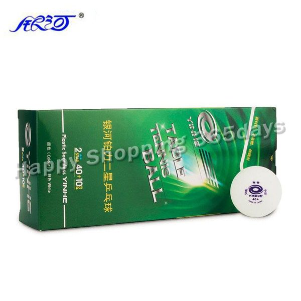 

2-star seamless plastic table tennis balls poly pong