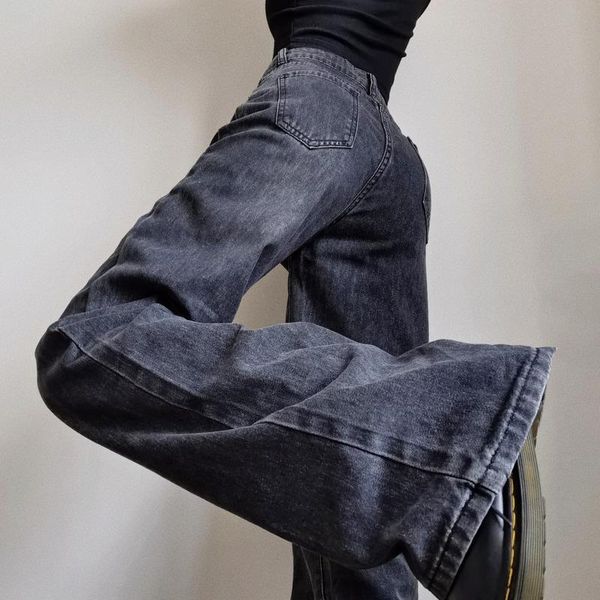 

women's jeans womengaga wide leg pants super model legs high-end fashion women floor high waist autumn korean q4mz, Blue