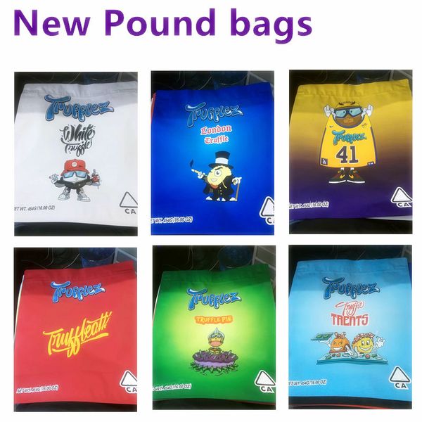 

16oz 1 pound packing bags white runtz smellproof packaging zerbert tomyz gelato package 420 dry herb flowers bag
