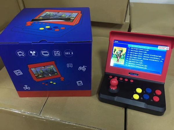 

portable game players g1000 video console mini 7 inch arcade consola retro machines for kids with 3000 classic handle games