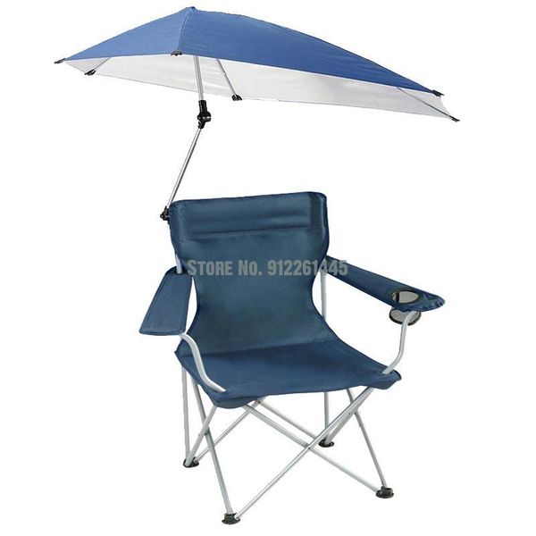 

camp furniture outdoor leisure folding sunshade chair portable fishing beach camping crew back umbrella