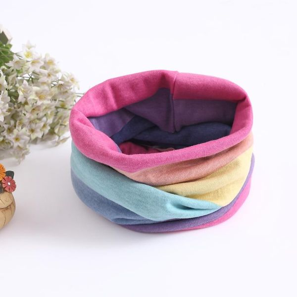 

scarves & wraps 2021 baby neck scarf magic cute cartoon cotton bandana gaiter snood headwear tube kids, Red;brown