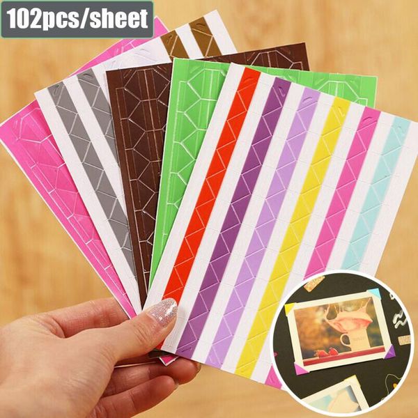 

other arts and crafts 10 sheets diy colorful po corner scrapbook paper frame picture decoration pvc stickers