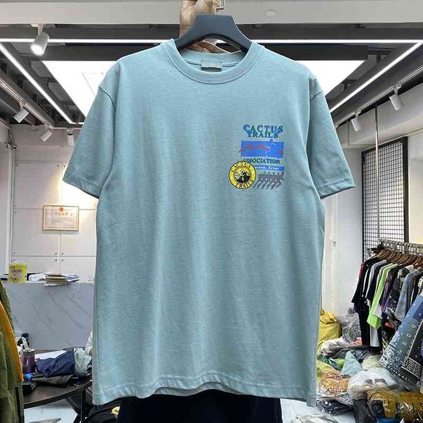 

men's t-shirts foam print travis scott cactus jack trails male shirt heavy tissue unis t harajuku streetwear, White;black