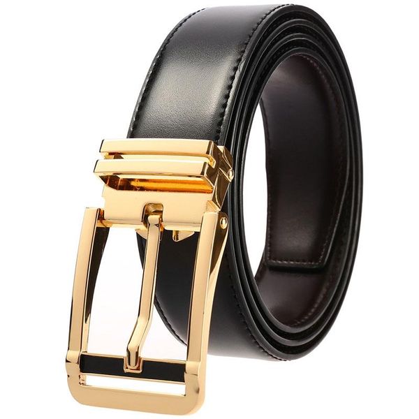 

belts 2021 men leather luxury designer black/coffee strap waist pin buckle belt jeans homme cinturon hombre ceinture gifts, Black;brown