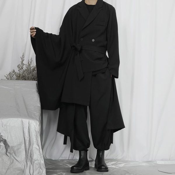

men's suits & blazers 2021 suit casual wear large asymmetric personality loose handsome small coat trend, White;black