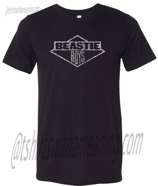 

beastie boys group black t shirt s-5xl for fans active tee shirt, White;black