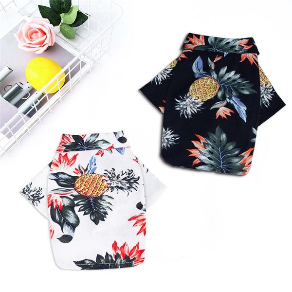 

cat costumes pet supplies hawaiian print shirt in small and medium-sized teddy firewood dog clothes bag mail more