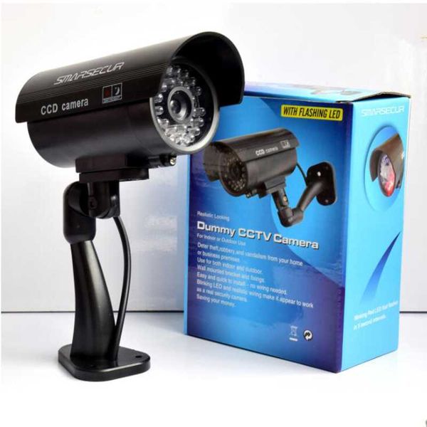 

cameras fake dummy cam waterproof outdoor indoor security cctv surveillance camera with flashing red led