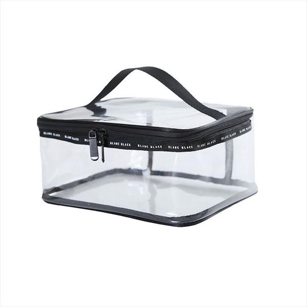 

cosmetic bags waterproof pvc transparent women travel costmetic bag fashion portable trunk zipper makeup organizer drop