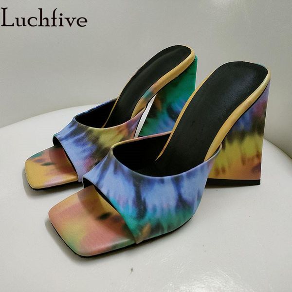 

peep toe super high heels slippers women summer slides party shoes runway big size outwear green woman, Black
