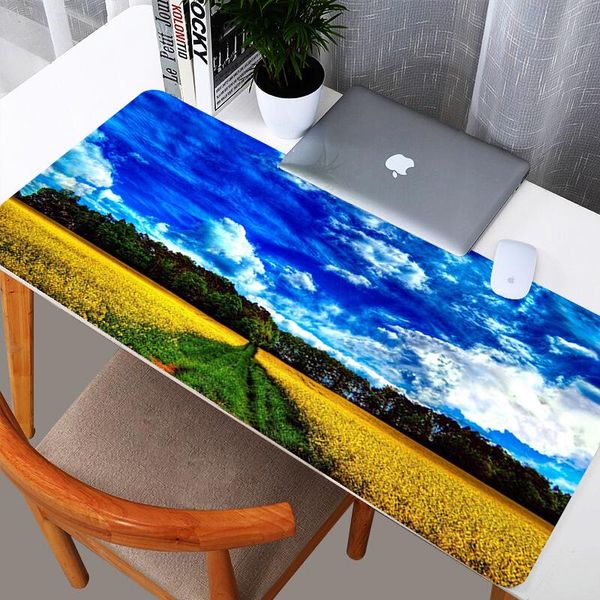 

mouse pads & wrist rests hd landskap large pad size 400x900mm gaming mousepad for keyboard computer office decoration home mousepads