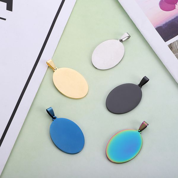 

stainless steel dog tag, metal oval pet pendant, advertisement lettering on id card