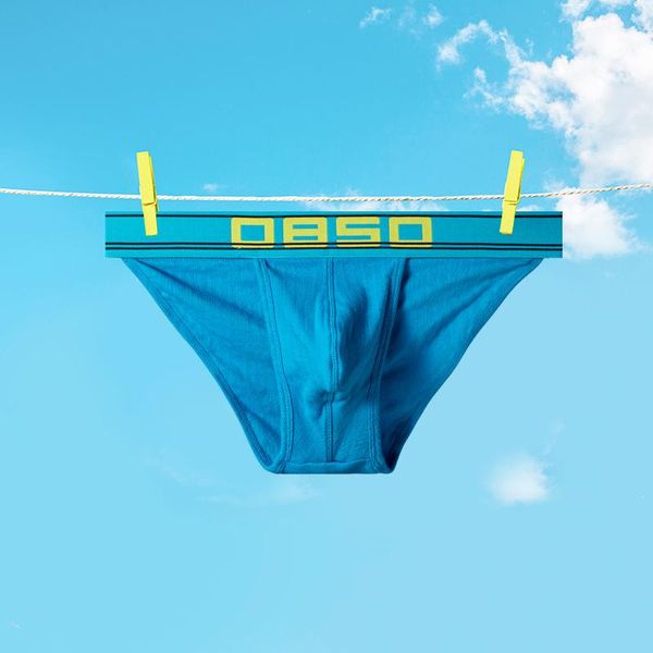 

underpants 0850 briefs refuse restrained and release men's underwear domineering hollow nature breathable comfortable males panties, Black;white