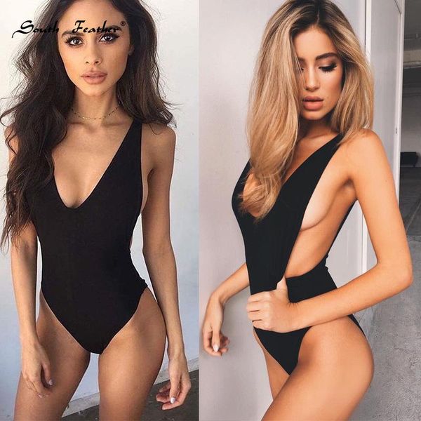 

one-piece suits south feather 2021 one piece swimsuit backless swim suit for women swimwear female bathing beachwear monokini