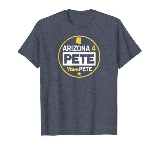 

arizona 4 pete team pete buttigieg t-shirt, White;black