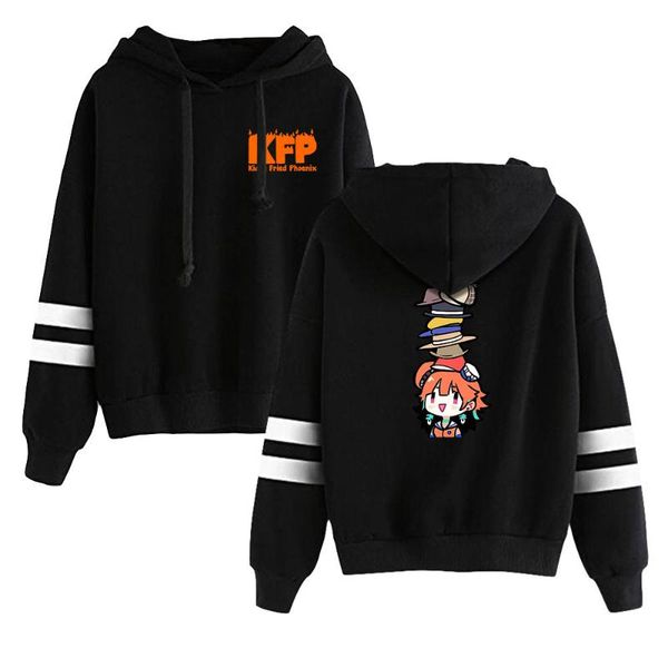 

men's hoodies & sweatshirts takanashi kiara anime long sleeve fashion streetwear hooded, Black